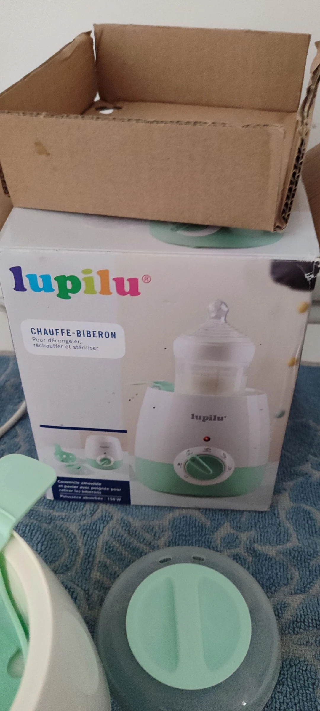 Chauffe-biberon Lupilu - Avec boîte, accessoires et notice